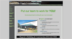 Desktop Screenshot of hagertysbuild.com